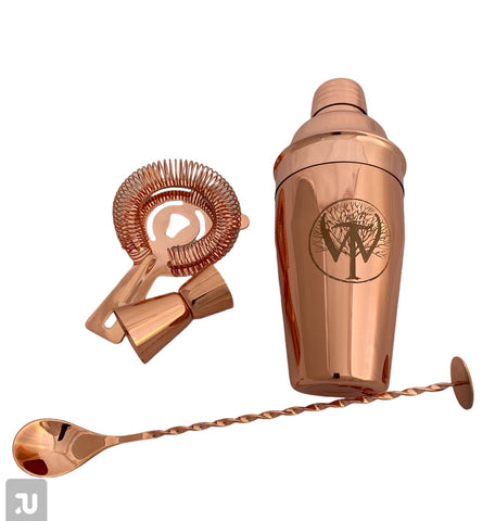 Copper Barware Set
