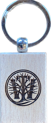 Wooden keyring