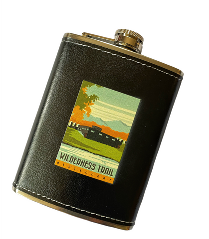Flask with Distillery Image