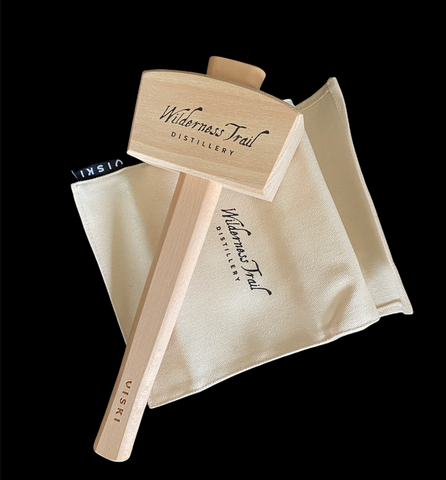 Canvas Ice Bag and Mallet